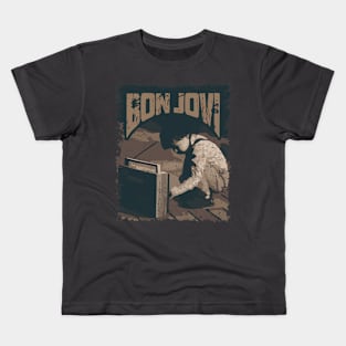Bon Jovi Vintage Radio Kids T-Shirt